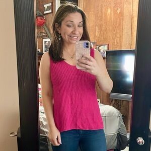 A new  day pink sweater tank